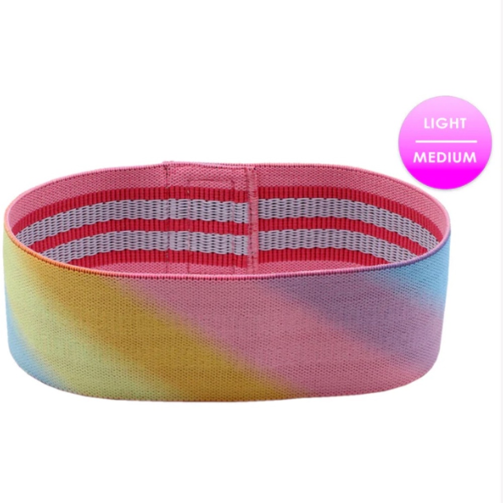 SUZIE B FITNESS RAINBOW GLUTE BAND LIGHT/MEDIUM